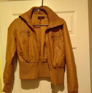 Carmel leather jacket